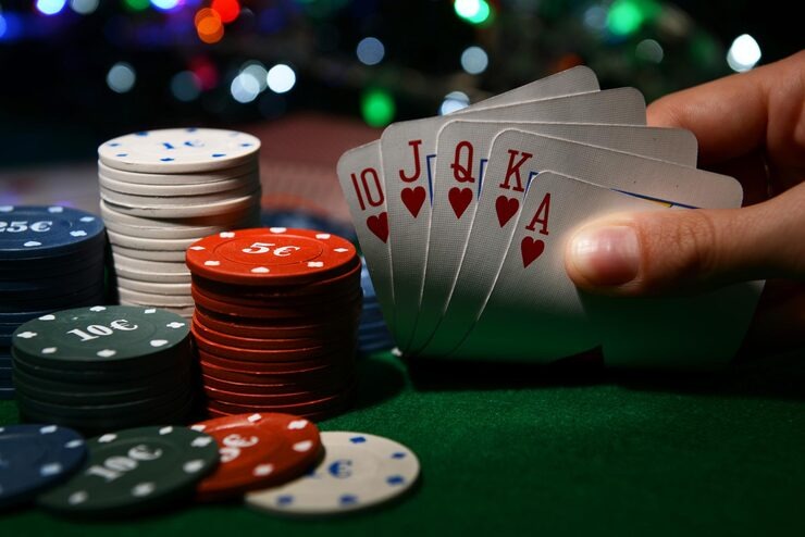 Dealer dealing cards at Speed Blackjack table